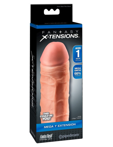 Návlek na penis Mega 1" Extension od Fantasy X-TENSIONS ♂