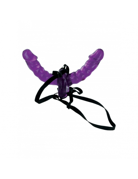 Oboustranný strap on připínací penis Pipedream ♀