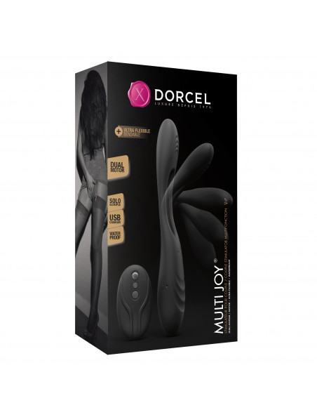 Flexibilní multi-vibrátor na dálkové ovládání Dorcel Multi Joy ♀♂