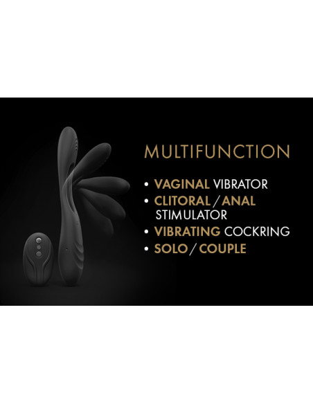 Flexibilní multi-vibrátor na dálkové ovládání Dorcel Multi Joy ♀♂