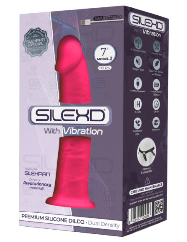 Speciální dildo Premium Silicone Dildo 7" Model 2 od SILEXD ♀