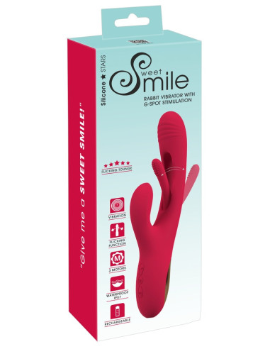 Vibrátor na klitoris Rabbit Vibrator with G-Spot Stimulation od Sweet Smile ♀