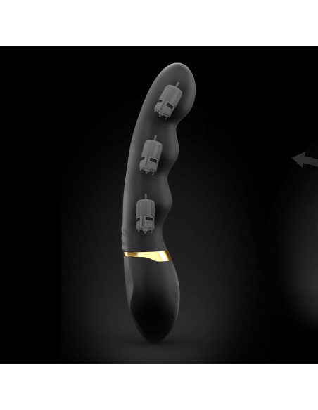 Vibrátor na bod G nebo prostatu se třemi motorky - Dorcel Too Much 2.0 ♀♂