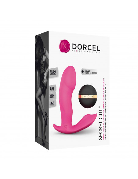 Vyhřívaný vibrátor na klitoris a G bod nebo prostatu Dorcel Secret Clit ♀♂