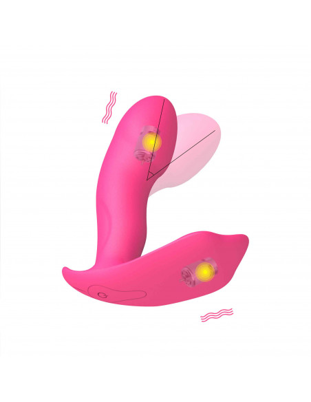 Vyhřívaný vibrátor na klitoris a G bod nebo prostatu Dorcel Secret Clit ♀♂