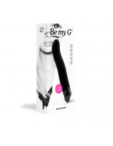 Vibrátor na bod G a prostatu - BE MY G - Černý ♀♂