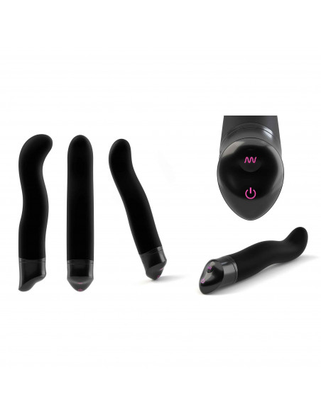 Vibrátor na bod G a prostatu - BE MY G - Černý ♀♂