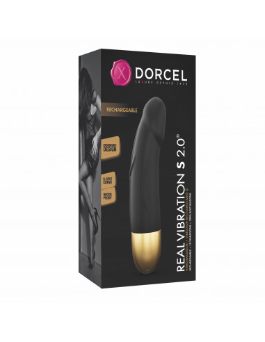 Dobíjecí vibrátor 16cm Dorcel Real...