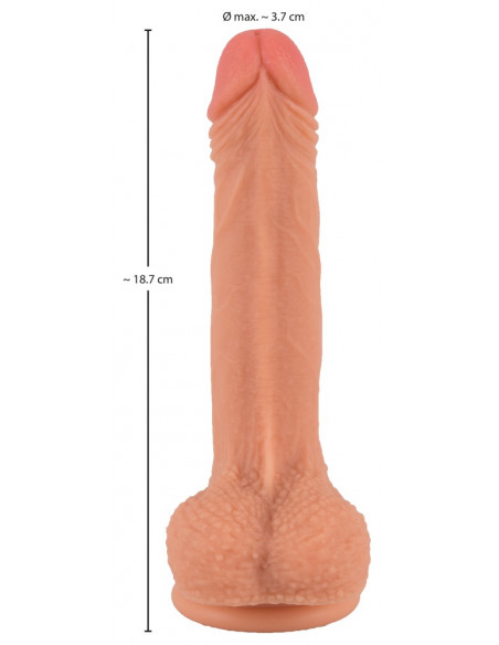 Realistické dildo s přísavkou 17,8 cm (S) RealNature Boy ♀
