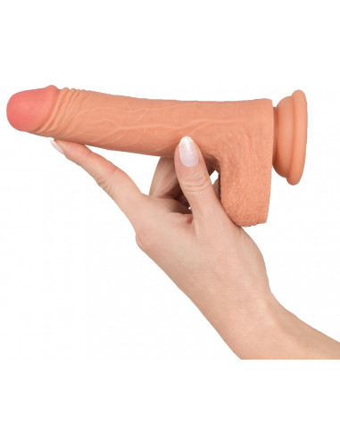 Realistické dildo s přísavkou 17,8 cm...