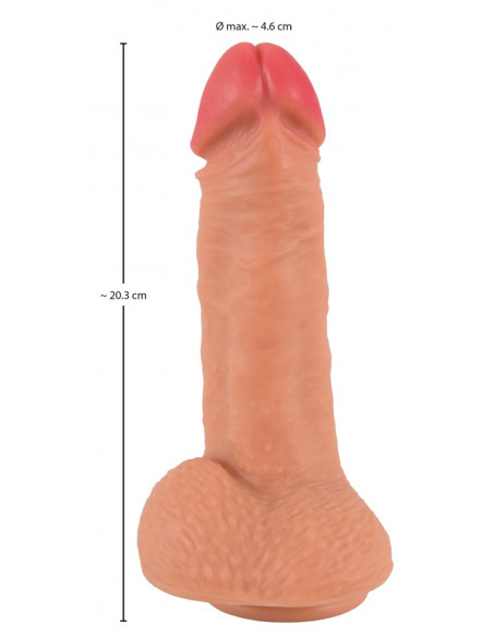 Realistické dildo s přísavkou 19,5 cm (M) RealNature Boy ♀