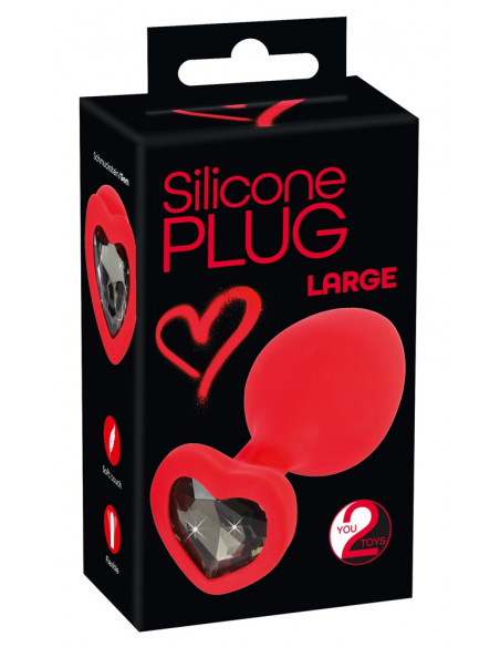 Romantický anální kolík L You2Toys Silicone Plug ♀♂