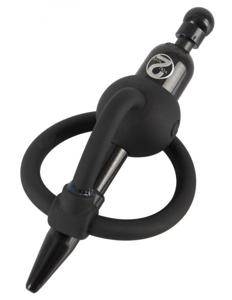 Kolík do penisu 6-8 mm s vibrační kuličkou a kroužkem Penisplug ♂