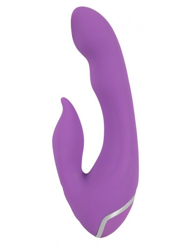 Luxusní vodotěsný dvojitý vibrátor Purple Vibe ♀