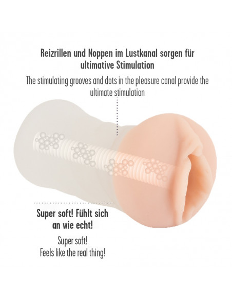 Kvalitní jemný masturbátor Soft Stroker ♂