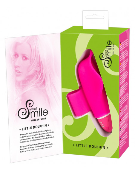 Vibrátor na klitoris na prst Little Dolphin Sweet Smile ♀