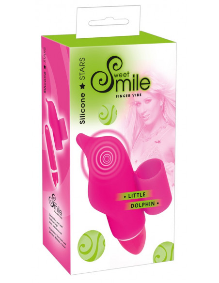 Vibrátor na klitoris na prst Little Dolphin Sweet Smile ♀
