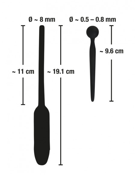 Vibrační silikonový dilatátor a kolík do penisu You2Toys ♂