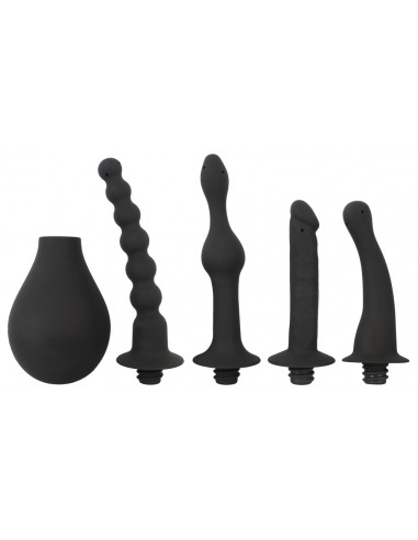 Anální sprcha se čtyřmi nástavci...