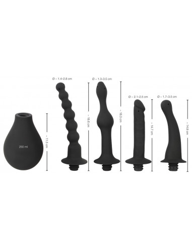 Anální sprcha se čtyřmi nástavci...