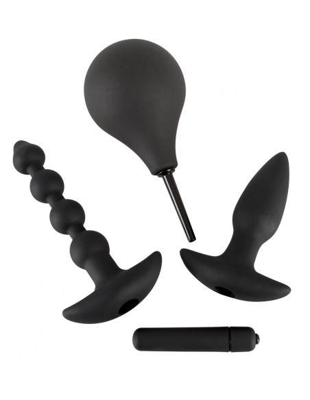 Sada análních pomůcek Black Velvets - 4 díly ♀♂
