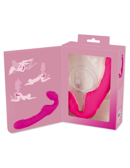 Silikonový strapless strap-on vibrátor You2Toys ♀