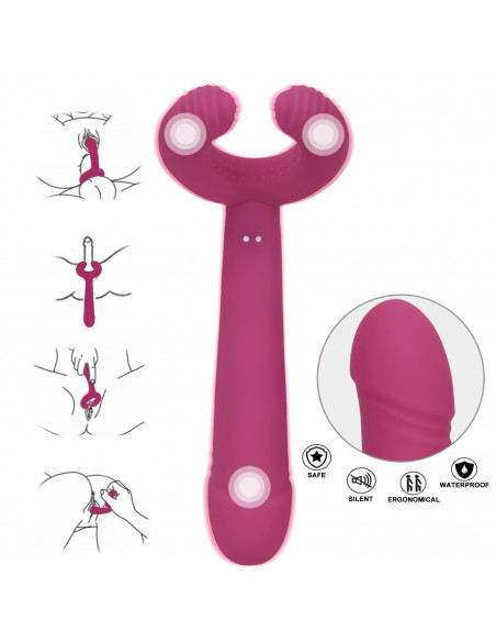 Masturbátor a vibrátor v jednom - Please Me Indigo ♀♂