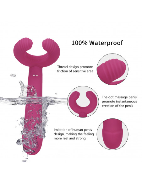 Masturbátor a vibrátor v jednom - Please Me Indigo ♀♂