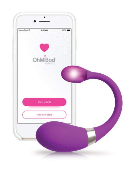 Mobilem ovládané vibrační vajíčko Kiiroo OhMiBod Esca 2 ♀