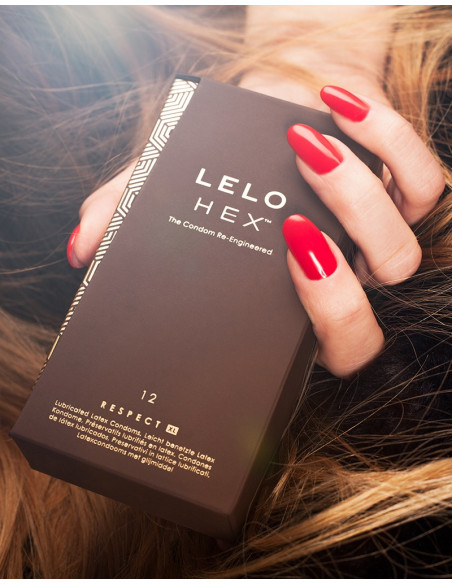 Luxusní komdomy Lelo HEX Respect XL 12 kusů ♂