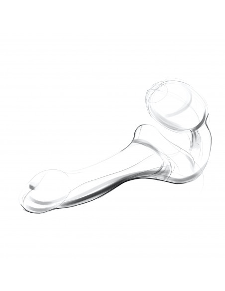 Strap-on-me vsouvací strap on dildo extra velké (XL) ♀♂