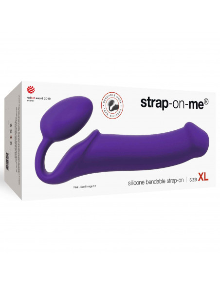 Strap-on-me vsouvací strap on dildo extra velké (XL) ♀♂