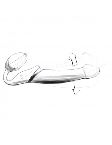 Vibrující strapless strap-on na...