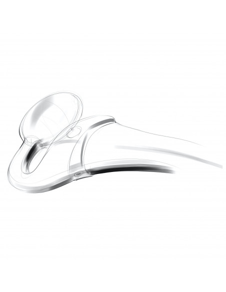 Vibrující strapless strap-on na dálkové ovládání extra velký (XL) ♀♂