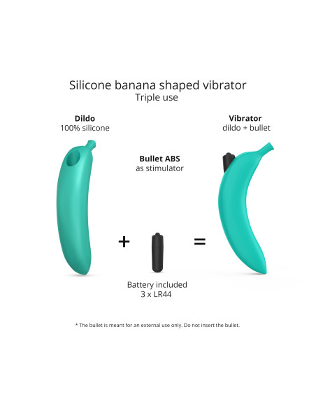 Vibrátor ve tvaru banánu s ledvinkou Love To Love Oh Oui ♀