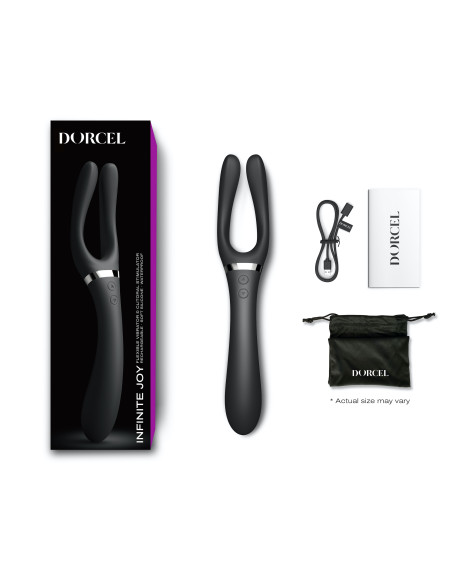 Párový vibrátor se třemi motorky Dorcel Infinite Joy ♀♂