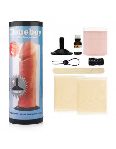 Tělové dildo s přísavkou CLONEBOY ♂