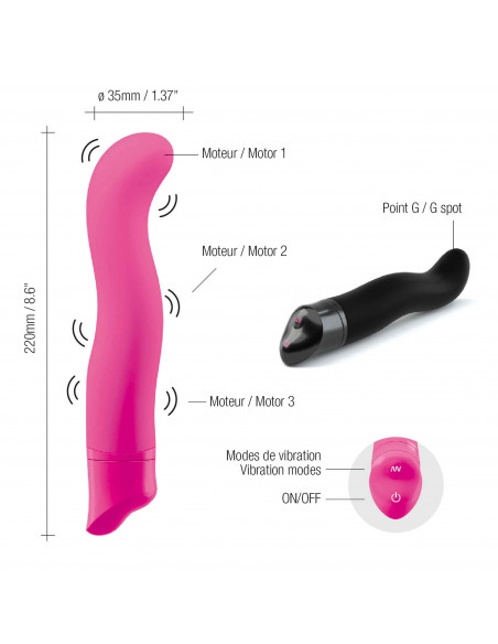 Vibrátor na bod G a prostatu - BE MY G - Růžový ♀♂