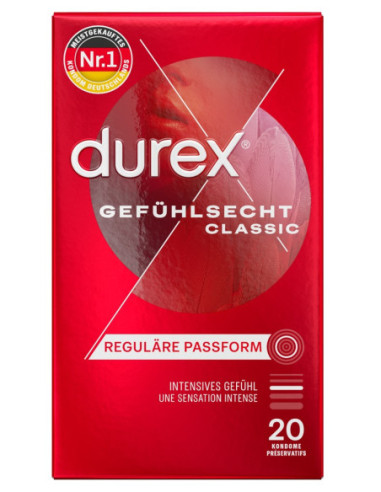 Kondom Durex Gefühlsecht Classic od Durex ♂