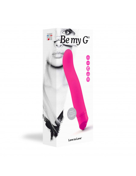 Vibrátor na bod G a prostatu - BE MY G - Růžový ♀♂