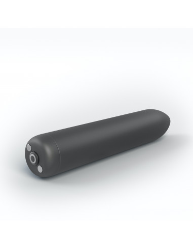 Dobíjecí vodotěsný mini vibrátor Dorcel Rocket Bullet 8,7 cm černý ♀
