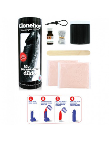 Černé dildo CLONEBOY ♂