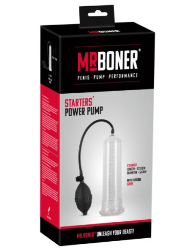 Vakuová pumpa na penis Mister Boner Starters Power Pump ♂