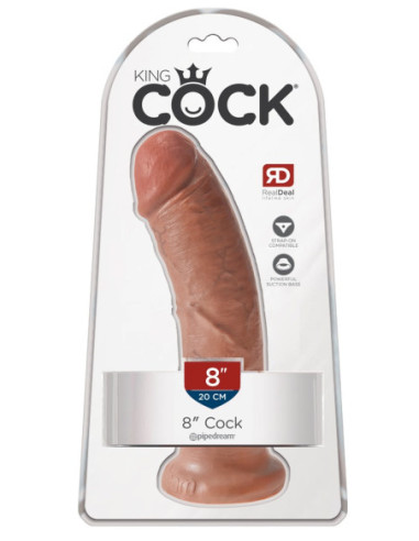 Realistické dildo 8" Cock od King Cock ♀