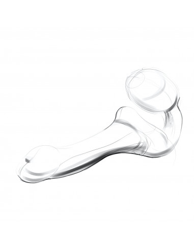 Vibrující strapless strap-on na...