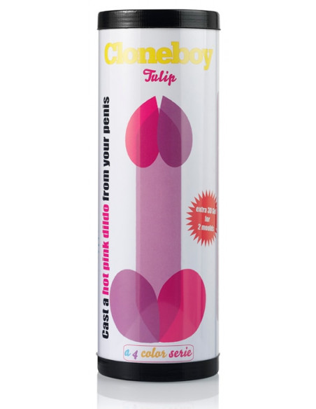 Tulipánová edice extra růžové dildo CLONEBOY ♂