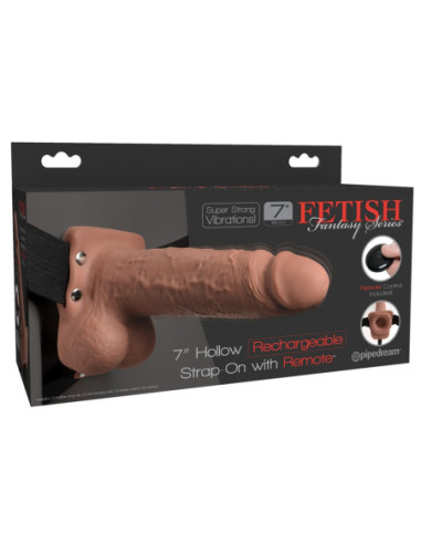 Strap on Hollow Strap-On with Rechargeable Remote od Fetish Fantasy Series ♀